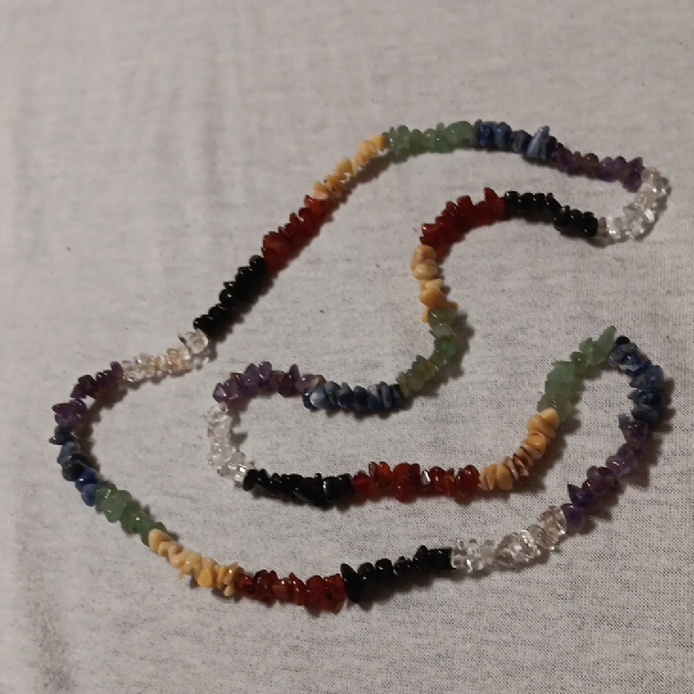 Multicolor Gemstone Beaded Necklace